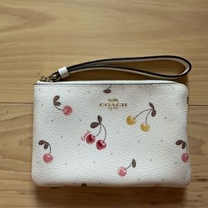 Coach Cherry Wristlet